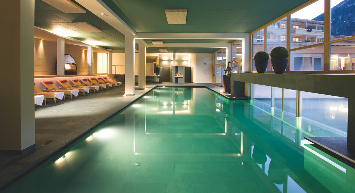 Pool at the spa. © Arosea Life Balance Hotel